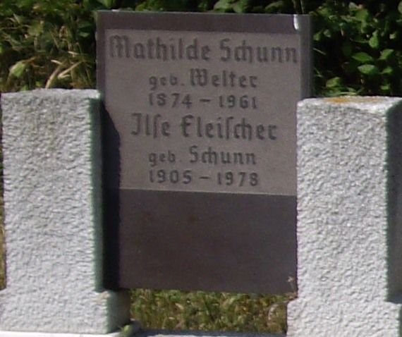 Welter Mathlide 1874-1961 Grabstein